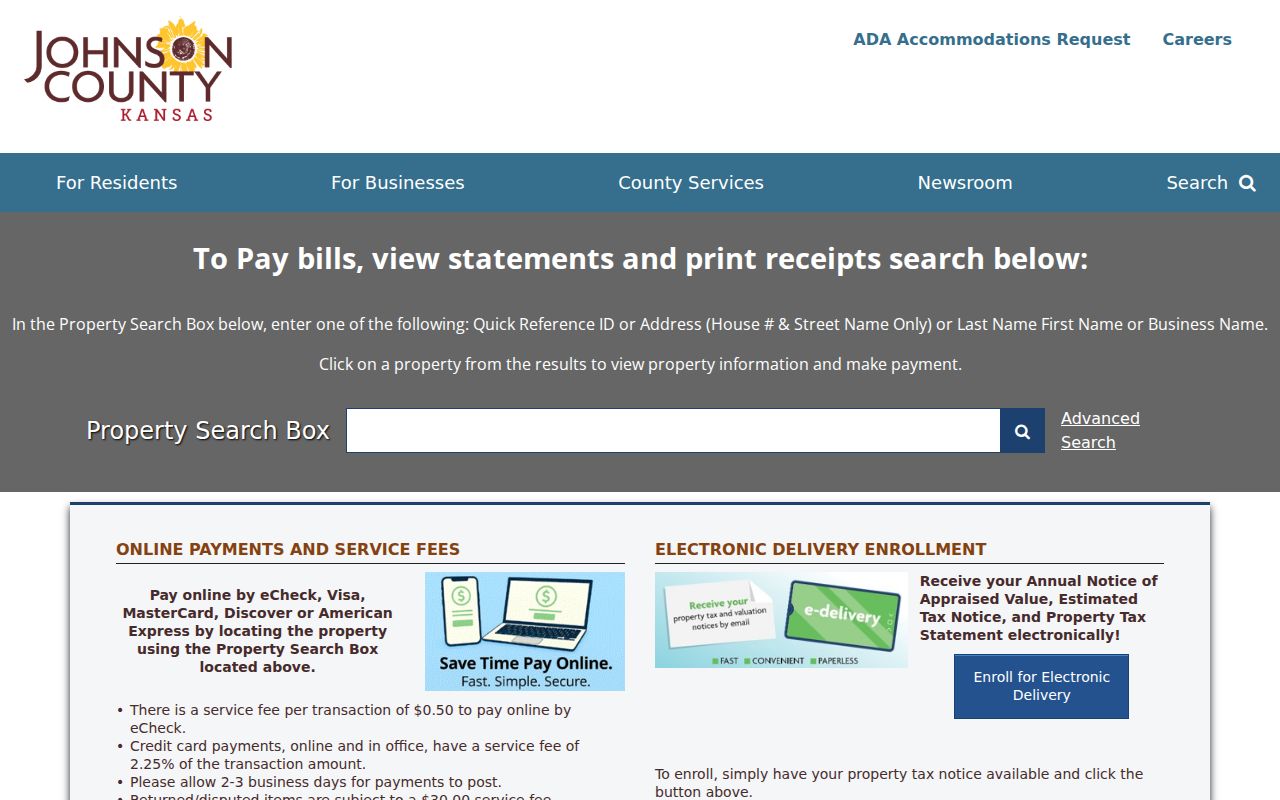 Overland Park residents directory property tax search